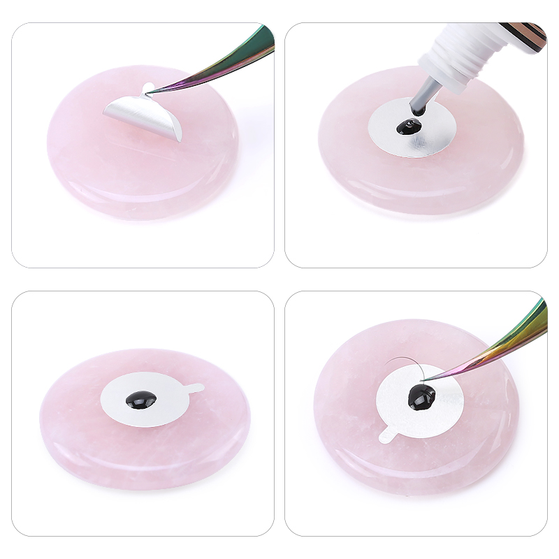 Eyelash Extension London - Cola palete extensões de cílios rosa