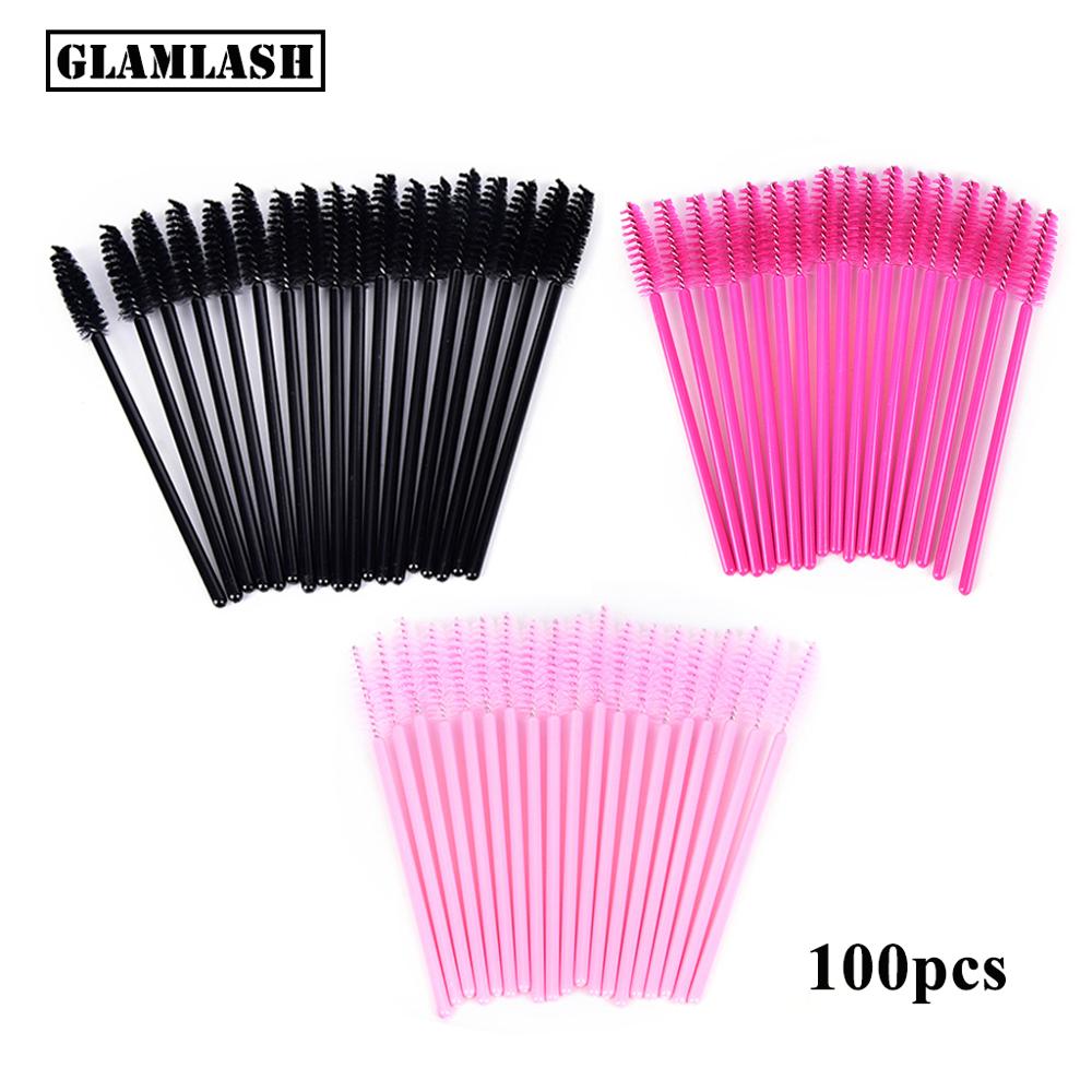 Eyelash Extension Kits - 100 pçs descartável micro cílios pente