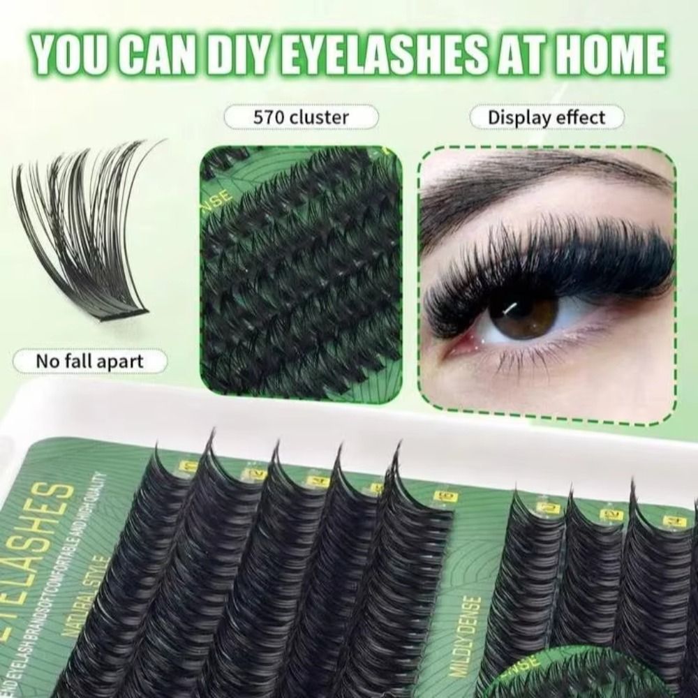 Cílios Postiços com Efeito Nat - Eyelash Extension Kits avaliação e preço