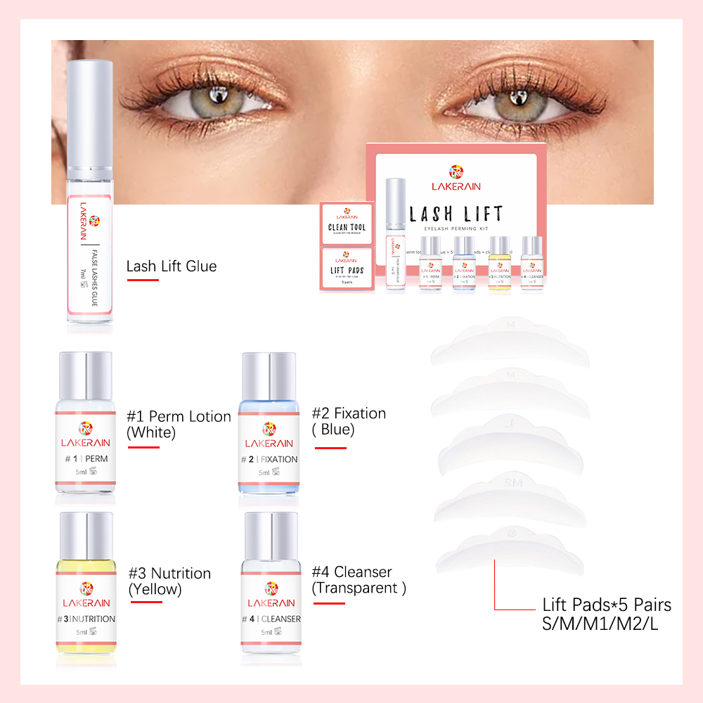 Kit de Lifting de Cílios Laker - Eyelash Extension Permanent avaliação e preço