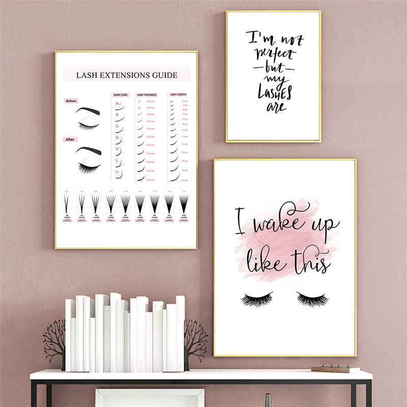 Extensões de cílios guia carta - Eyelash Extension Quotes avaliação e preço