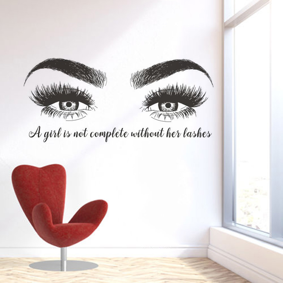 Adesivo de parede para sobranc - Eyelash Extension Quotes avaliação e preço