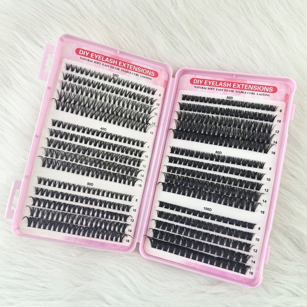 Cílios Postiços de 8-16mm de C - Eyelash Extension Kits avaliação e preço
