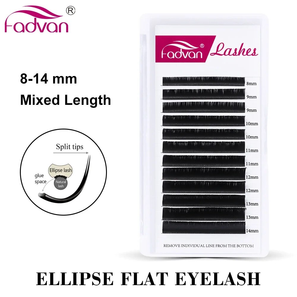 Fadvan elipse plana c/d curvad - Eyelash Extension Permanent avaliação e preço