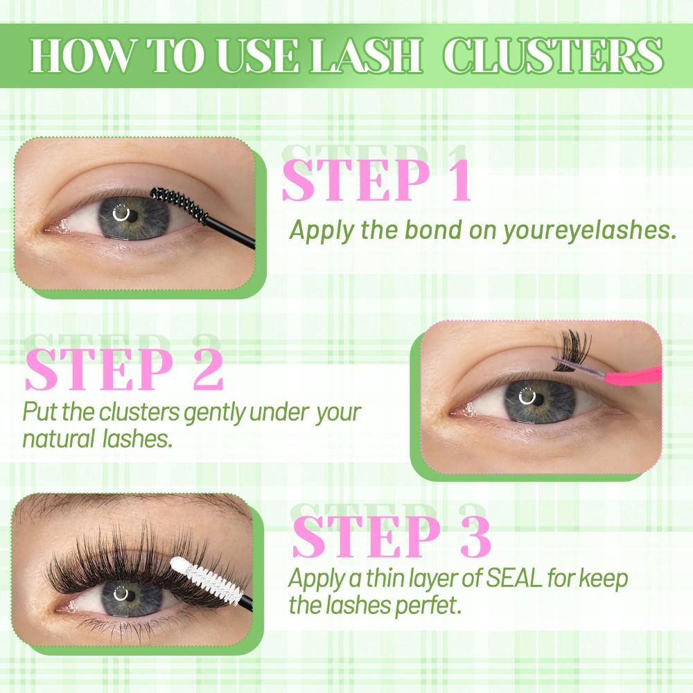 Cílios Postiços com Aparência  - Eyelash Extension Kits avaliação e preço