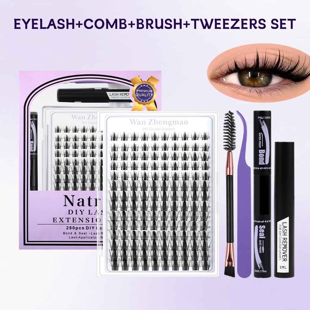 Cílios Postiços de 8-18mm de C - Eyelash Extension Kits avaliação e preço