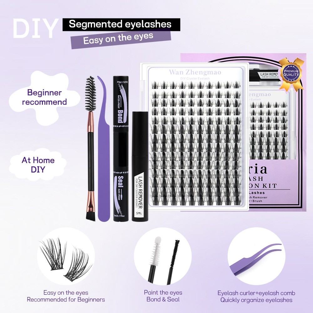 Cílios Postiços de 8-18mm de C - Eyelash Extension Kits avaliação e preço