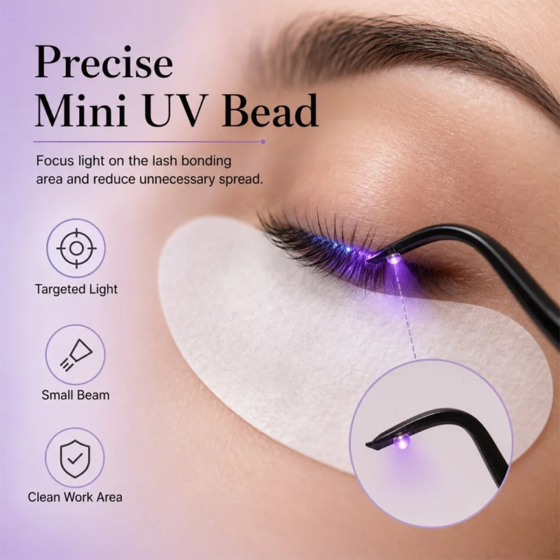 Mini lâmpada uv para cílios, p - Eyelash Extension Jakarta avaliação e preço