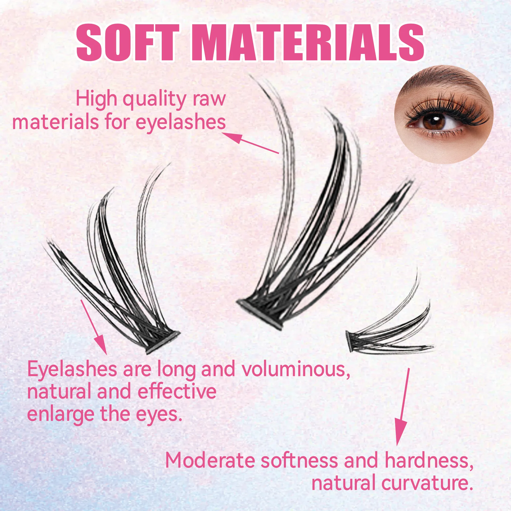 Cílios Postiços em Cachos 200  - Eyelash Extension Glasses avaliação e preço