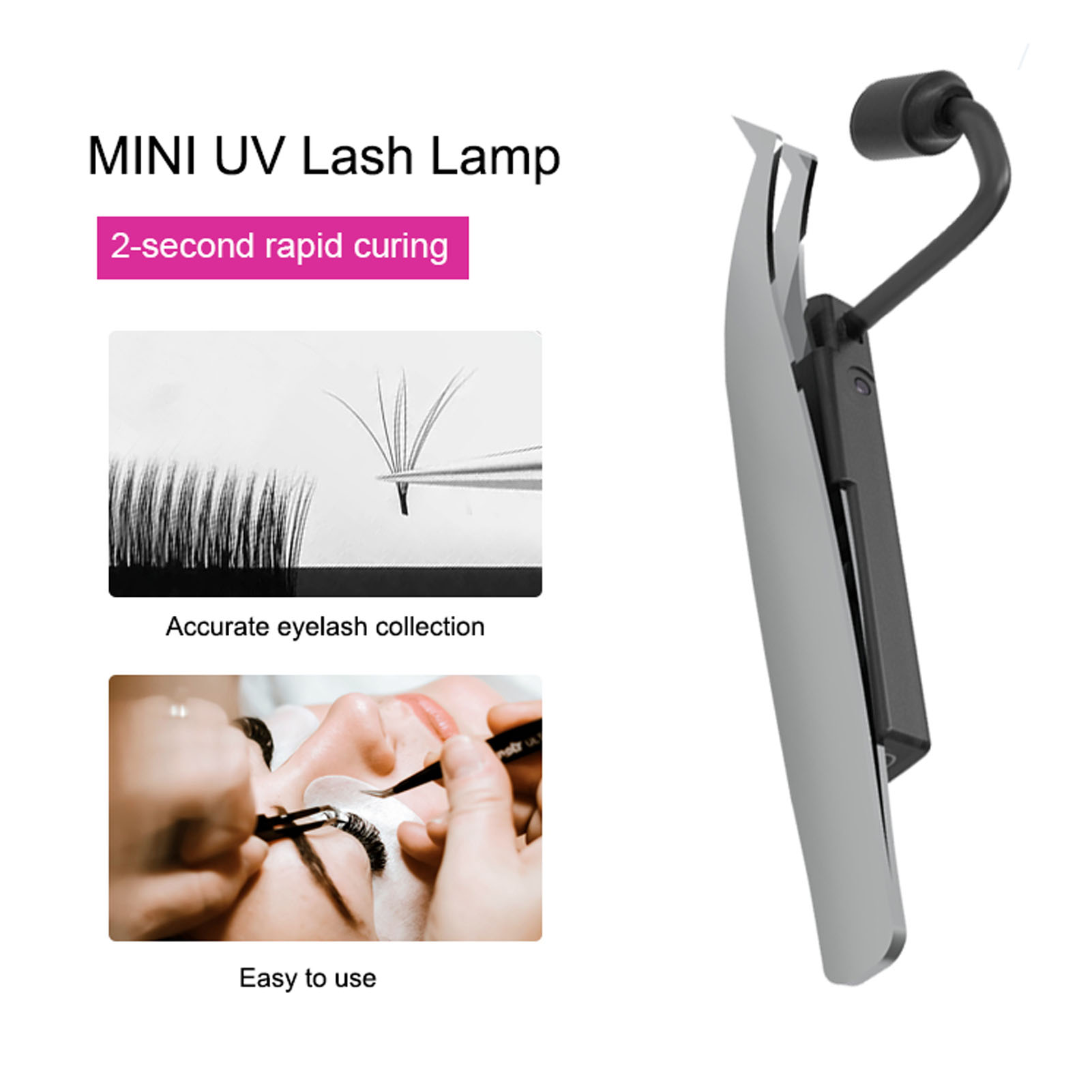 Lâmpada LED para Cílios 1W 395 - Eyelash Extension Jakarta avaliação e preço
